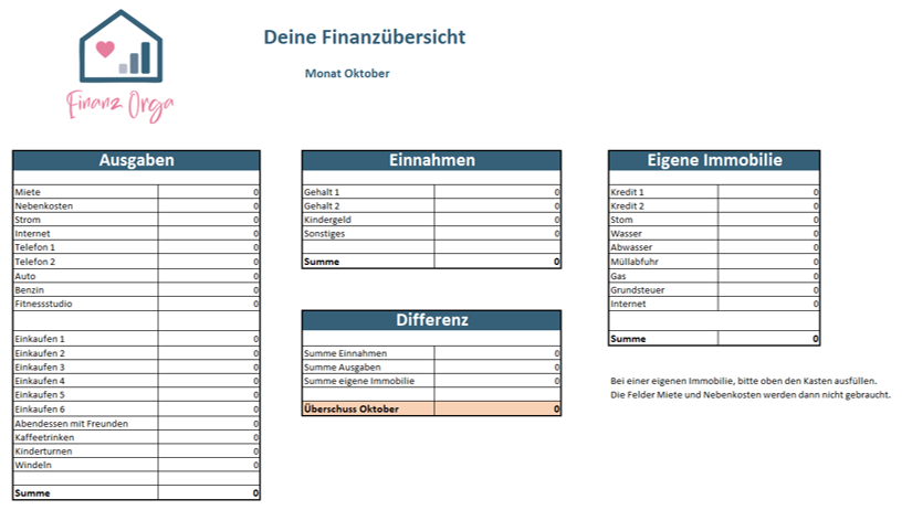 finanz orga kleiner haushaltsrechner
